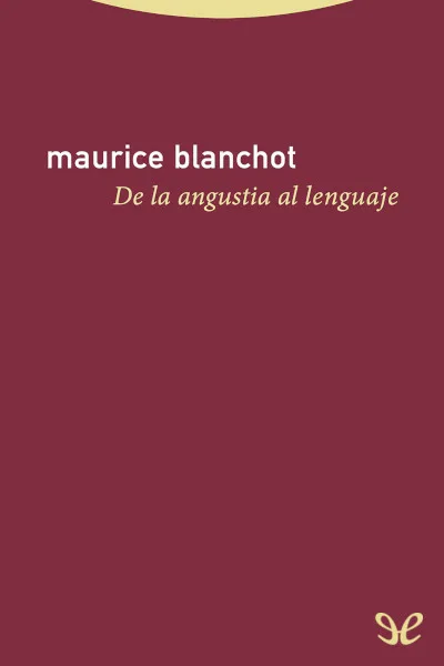 de la angustia al lenguaje maurice blanchot 66d0febe7d200 jpeg - De la angustia al lenguaje - Maurice Blanchot - Descarga libros gratis en PDF, EPUB o Mobi