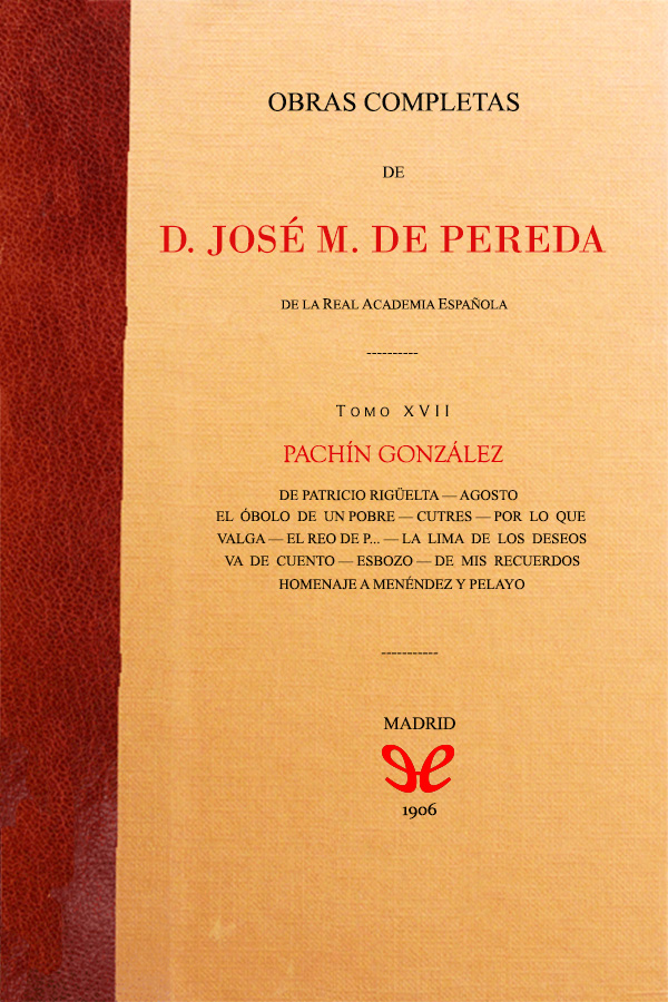 Descargar Pachín González - José María de Pereda - Descarga libros gratis en PDF, EPUB o Mobi descargar pachin gonzalez jose maria de pereda 68b8bde757742 - Descargar Pachín González - José María de Pereda - Descarga libros gratis en PDF, EPUB o Mobi